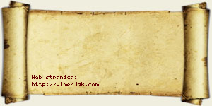 Trnjina Rakić vizit kartica